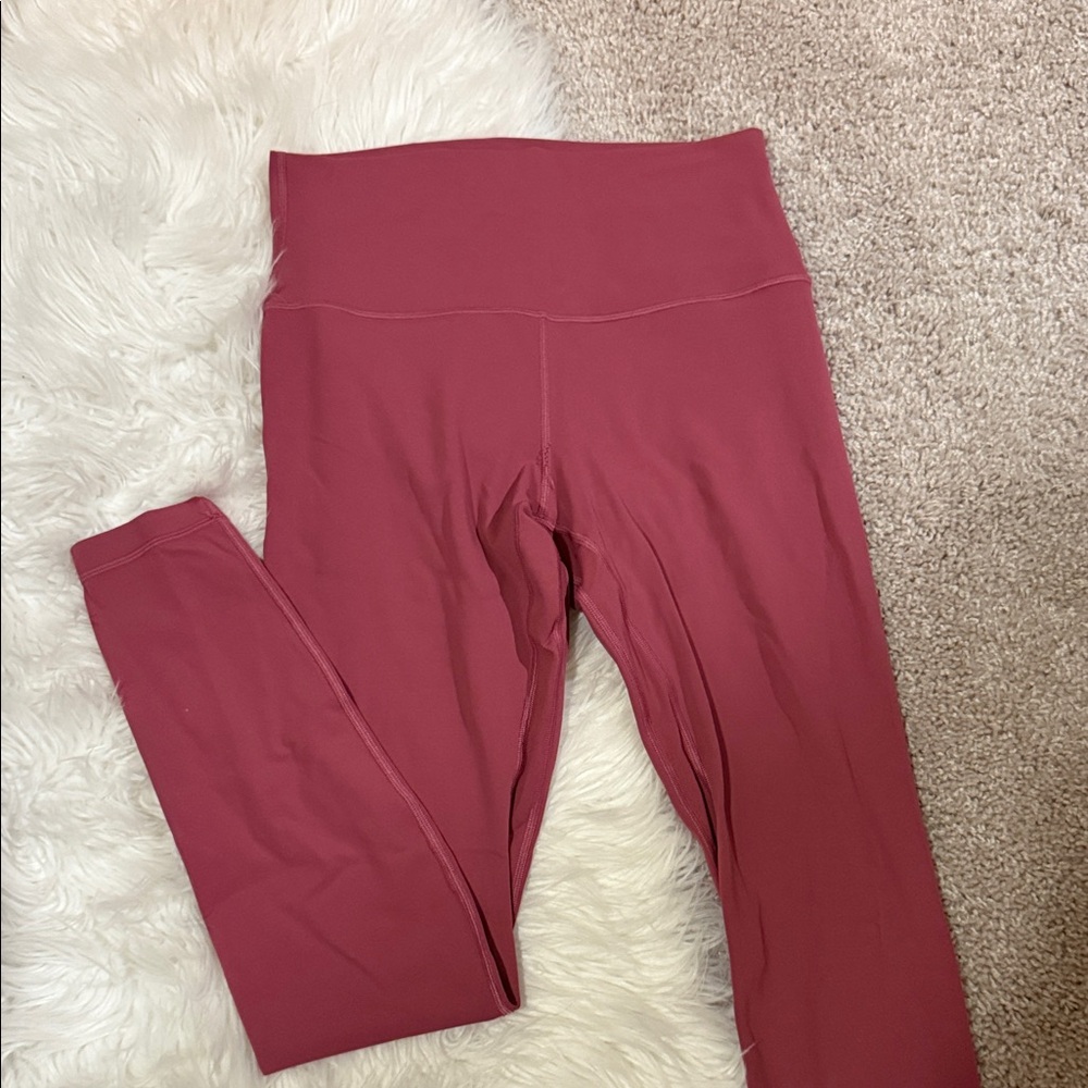 Lululemon High-Waisted Pink Leggings